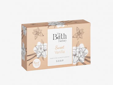 The Bath Factory purifying and moisturizing soap 80g - Sweet Vanilla